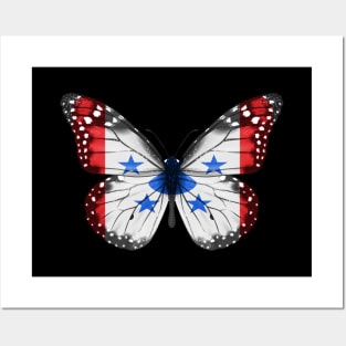 Austral Islander Flag  Butterfly - Gift for Austral Islander From Austral Islands Posters and Art